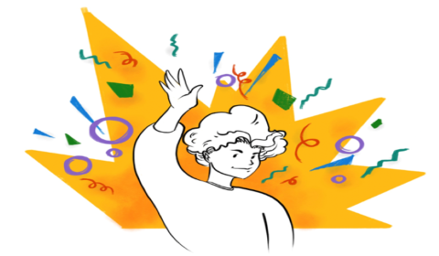 a close up of a logo