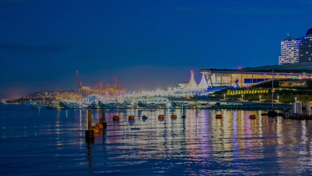 View of Vancouver and the Vancouver Convention Center