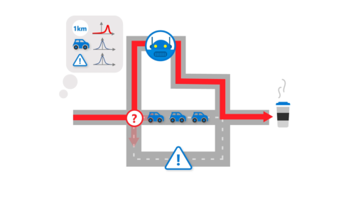 Image of an AI agent finding a cup of coffee