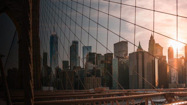 skyline view of New York city skyline