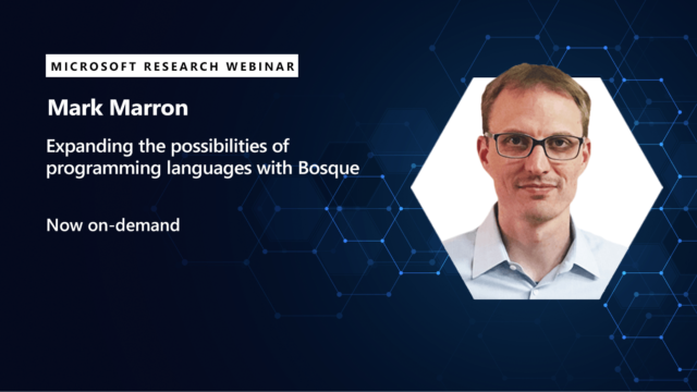 mark marron promotes his on-demand webinar on bosque programming