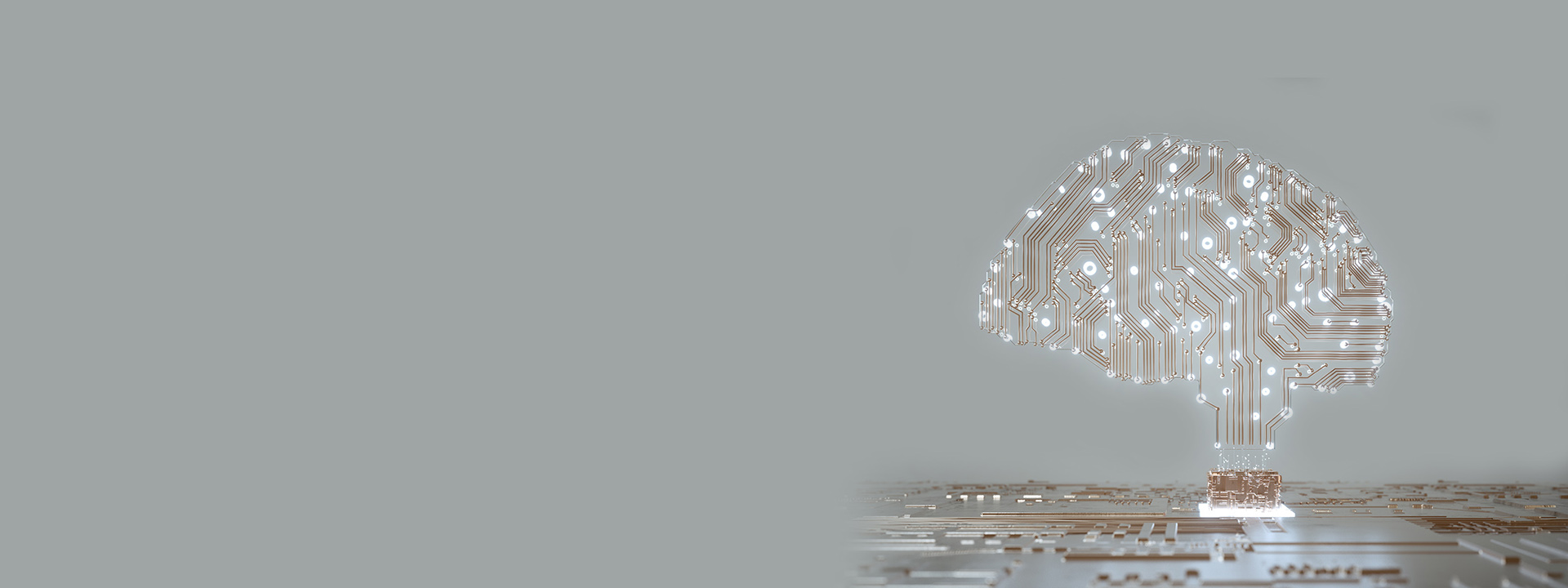electrical circuits in the shape of a brain