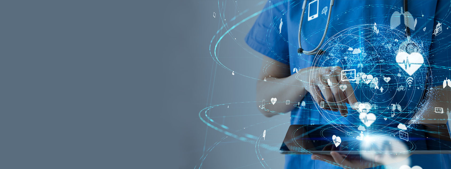 Image of a doctor examining a chart