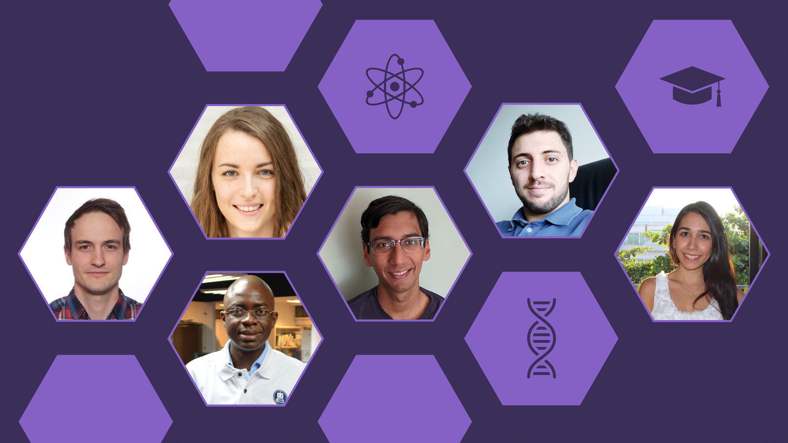 collage of 2020 EMEA and LATAM PhD Award winners