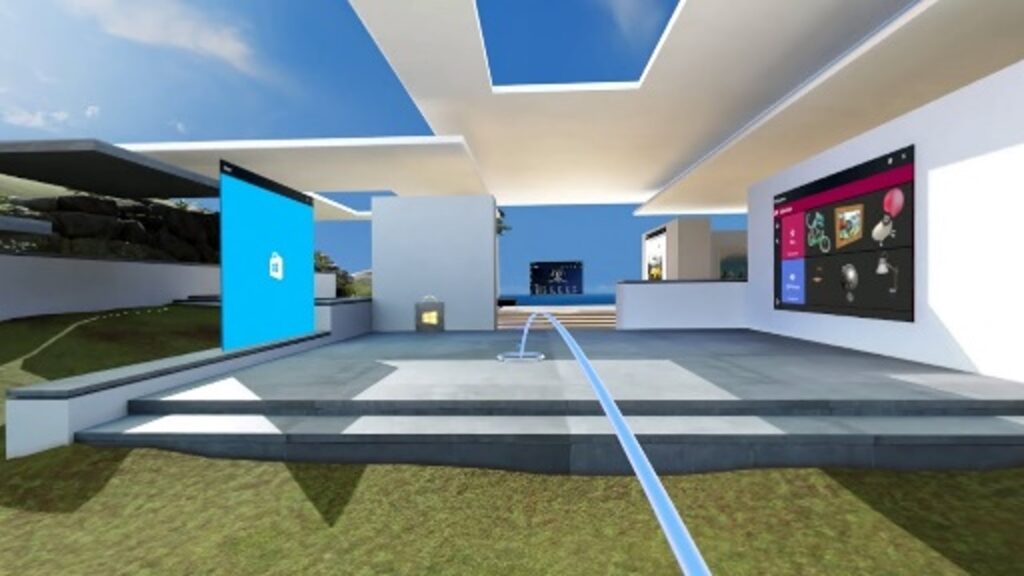 Screenshot of the Mixed Reality experience in Windows 10