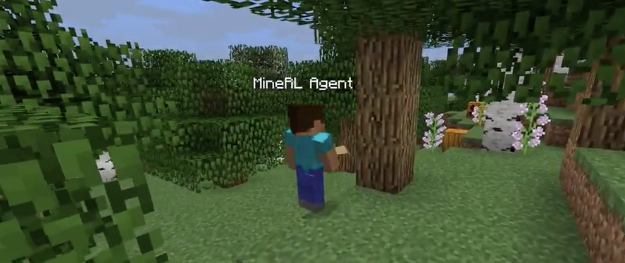 MineRL Agent Playing Minecraft