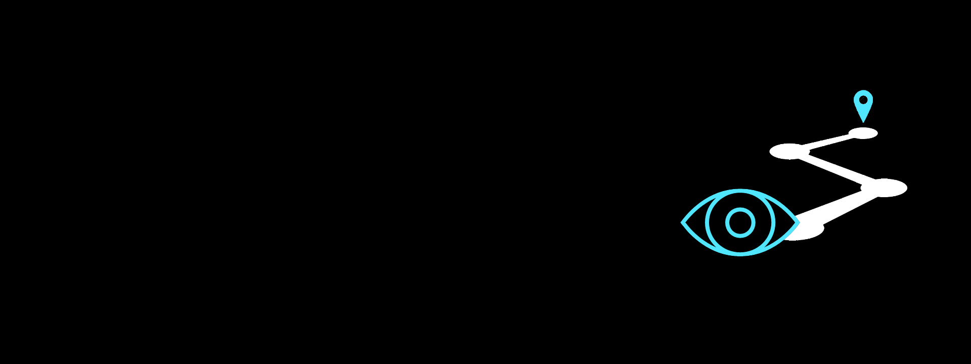 Azure Florence group header: eye icon following a roadmap to a distant location