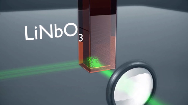 still from holographic storage video