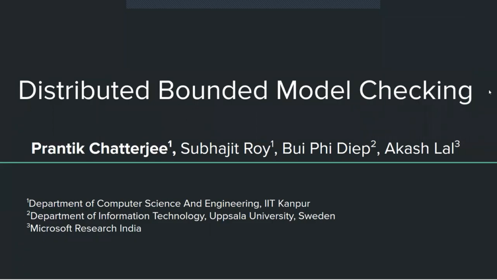 Distributed Bounded Model Checking