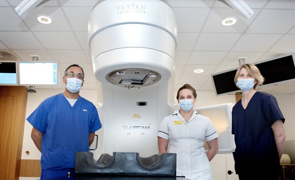 Dr Raj Jena and colleagues at Addenbrooke's Hospital