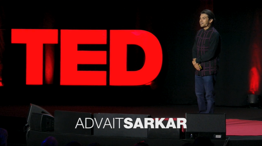 screenshot of Advait Sarkar's TED talk