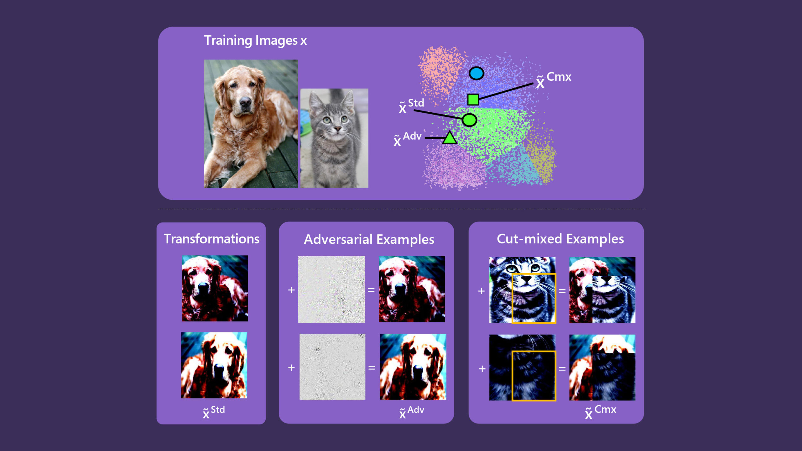 a graphic shows computer vision model using example of dog image