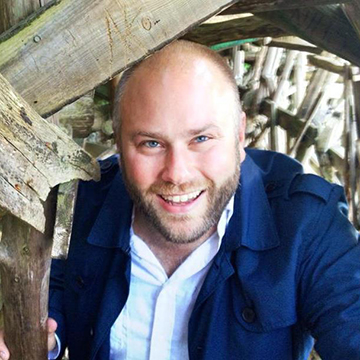 Portrait of Julian Togelius from New York University and speaker at the Microsoft Research AI and Gaming Research Summit