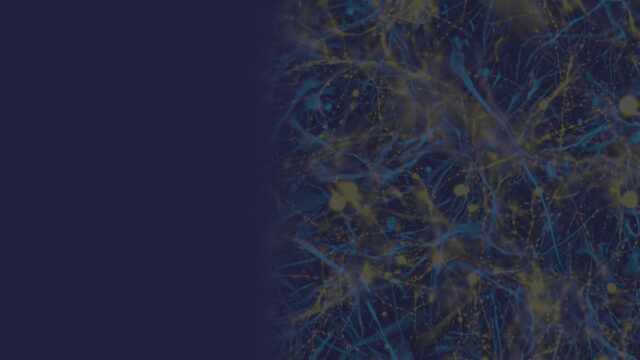 CVPR 2021 header: organic network on dark background