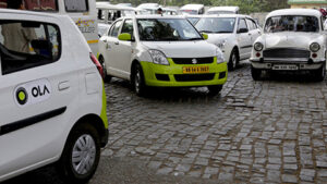 Drive-by Air Pollution Sensing - taxis enabled with sensing devices