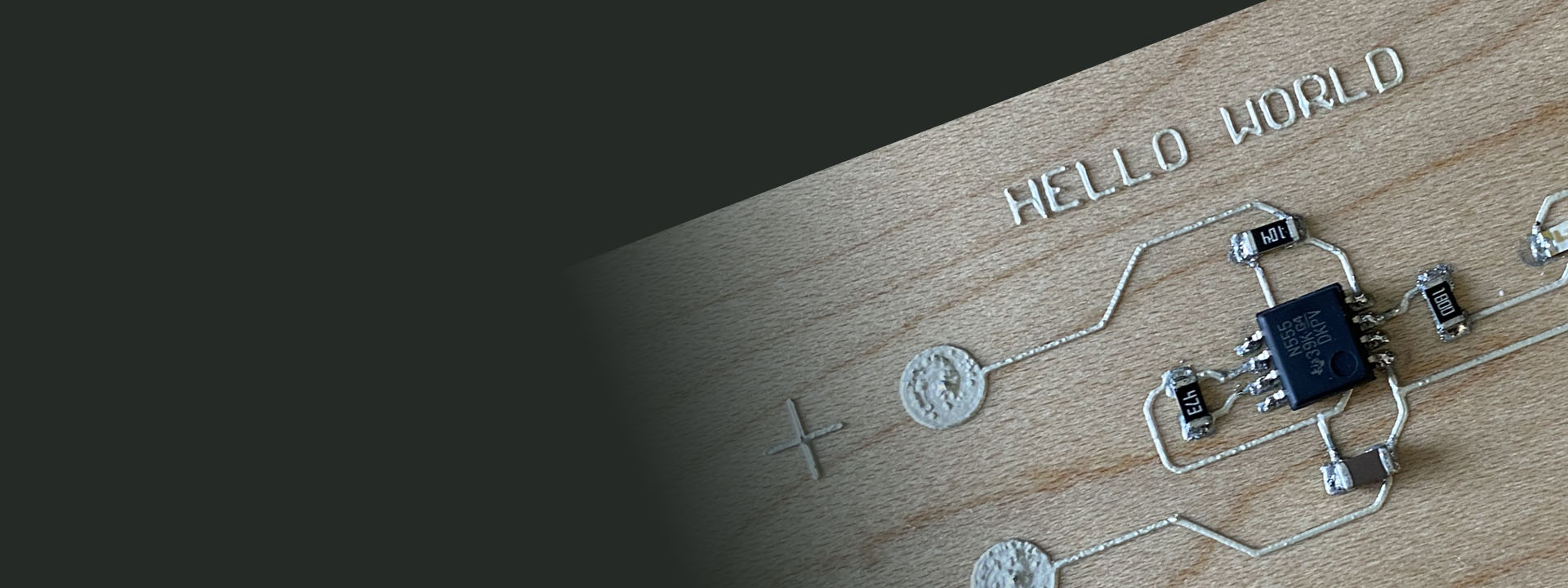 Project Zerix header - sustainable printed circuit board