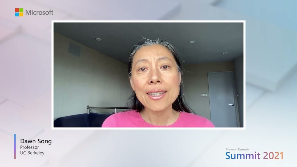 a screen shot of Dawn Song