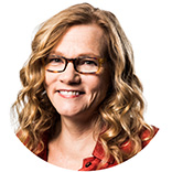 Amy Luers smiling for the camera