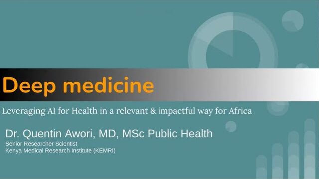 Deep Medicine: Leveraging AI for health in a relevant and impactful way in Africa