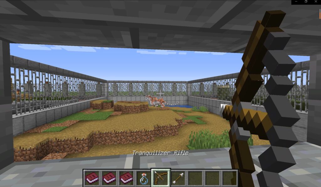 An archery mini game during the second mission.
