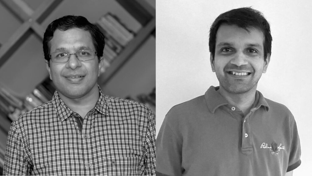 a couple of people posing for the camera