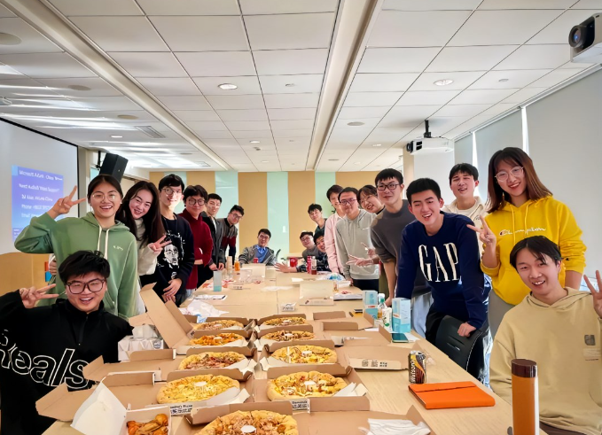 微软创新人才学院结课合影