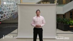 Desney Tan standing in a room