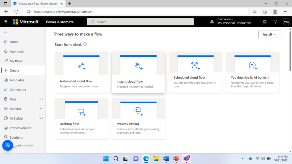 graphical user interface, application