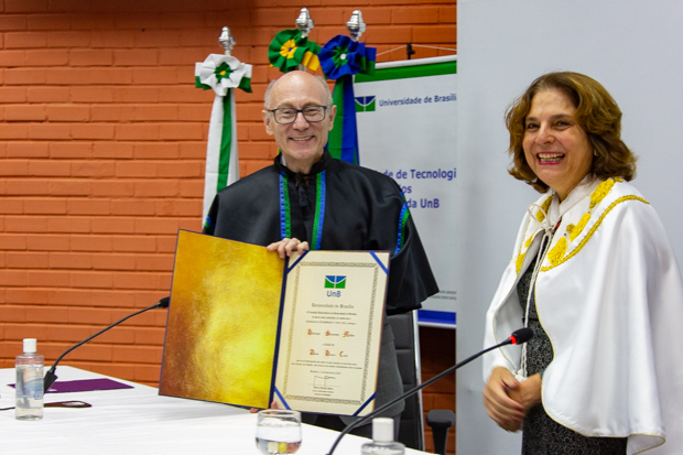 Rico Malvar receives Honoris Causa title from University of Brasilia