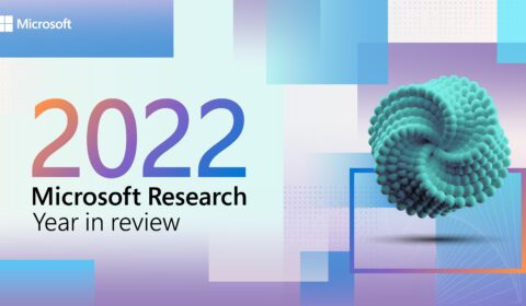 2022 Microsoft Research - Year in review graphic