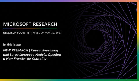 Microsoft Research Focus 16 | Week of May 22, 2023