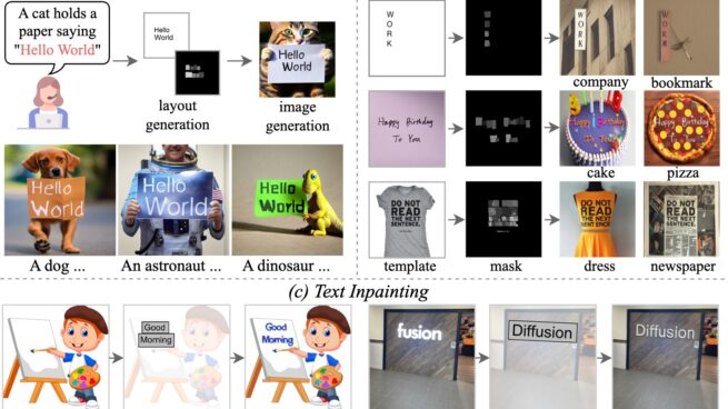 TextDiffuser: Diffusion Models as Text Painters
