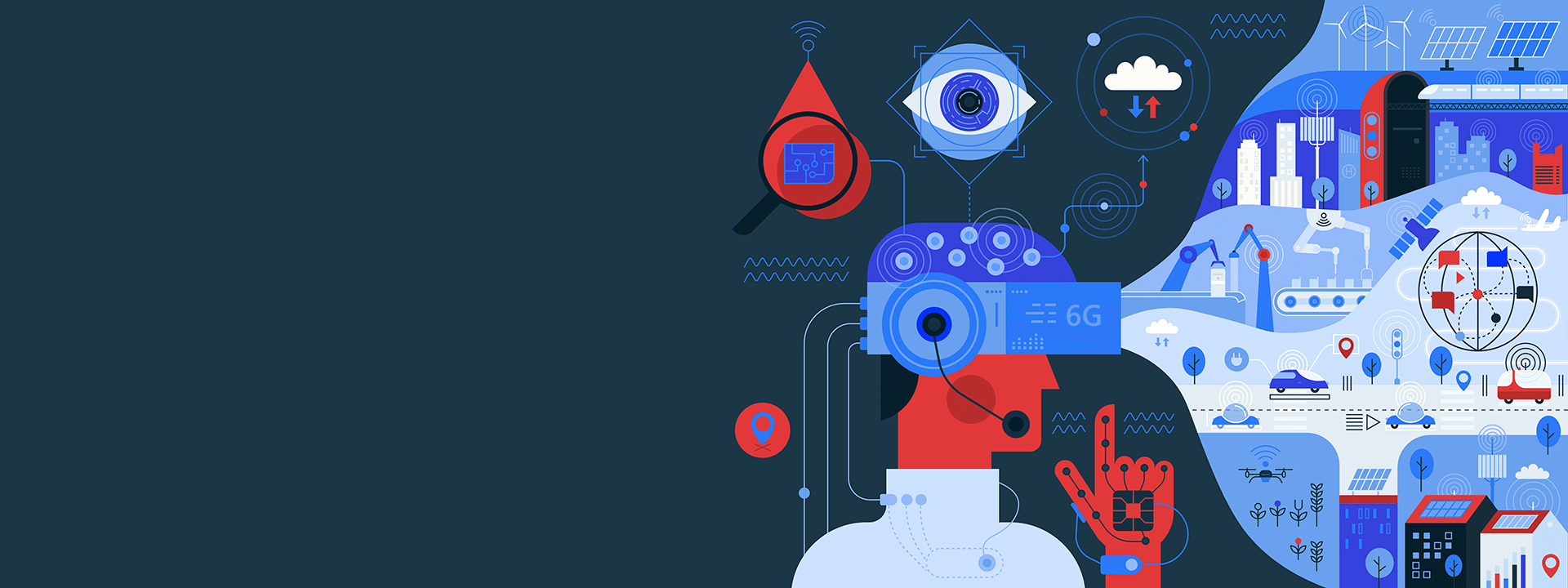 6G | Space - header illustration