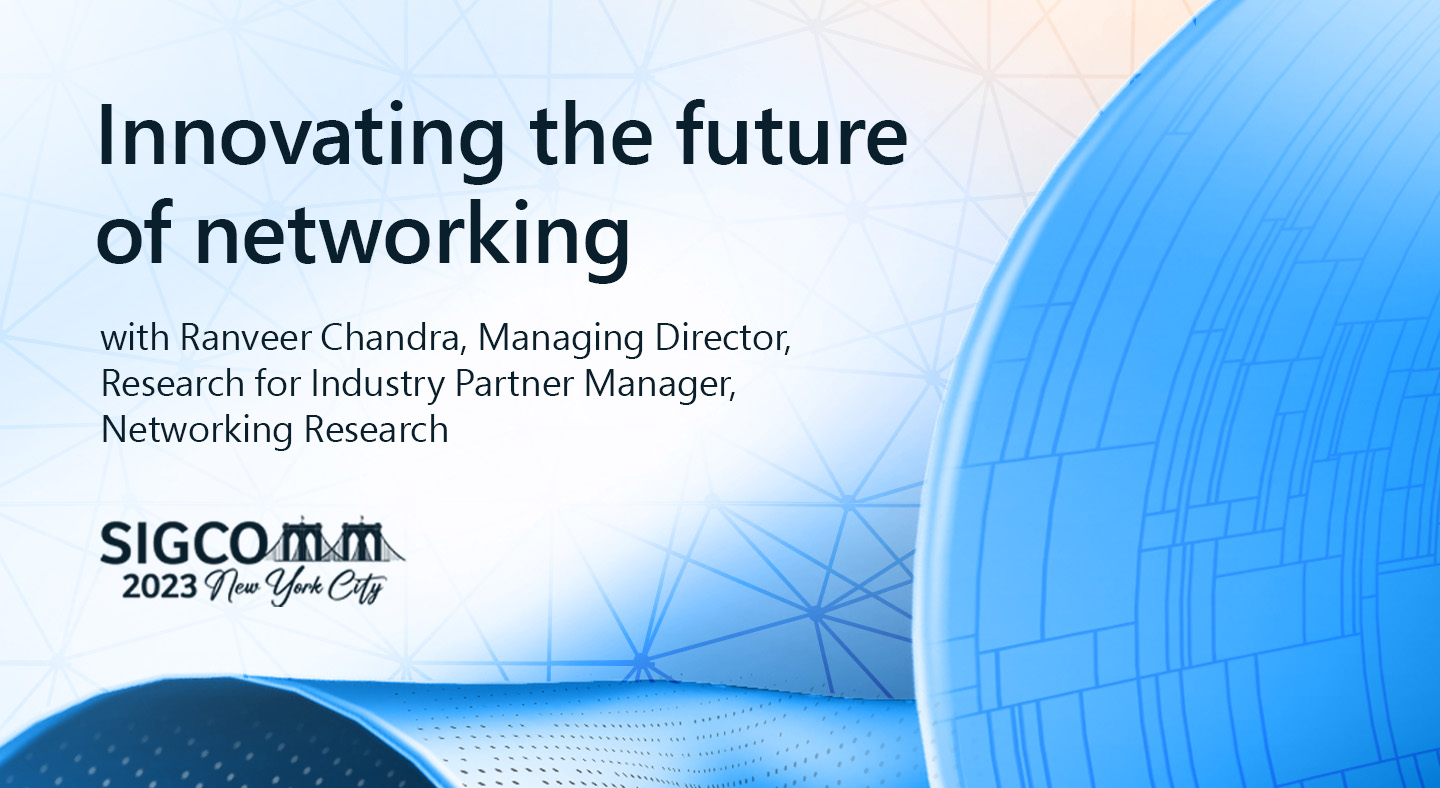 Innovating the future of networking