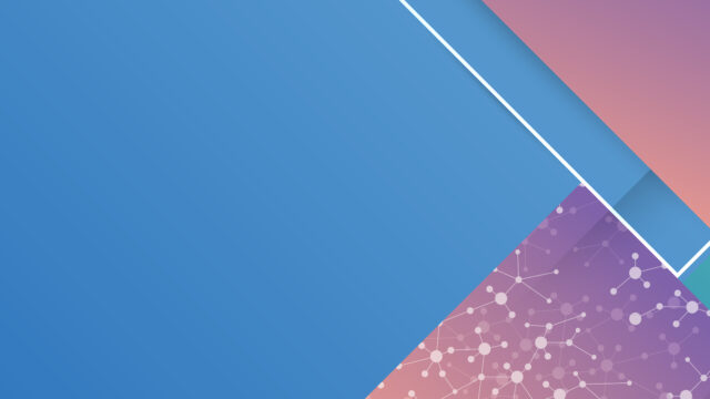 ICLR conference banner - abstract shapes