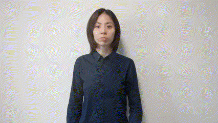 “吃完了。”的手语表达