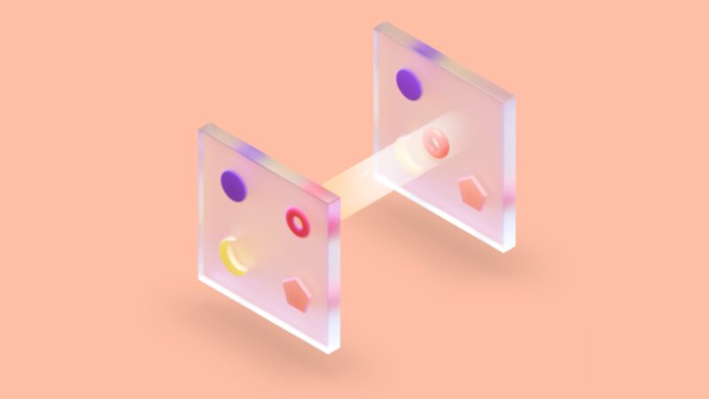 10 AI terms: Training and Inference | abstract squares connected in the center