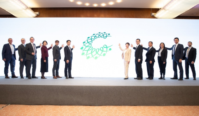 a group of people posing for the camera