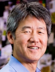 a close up of Peter Lee smiling for the camera