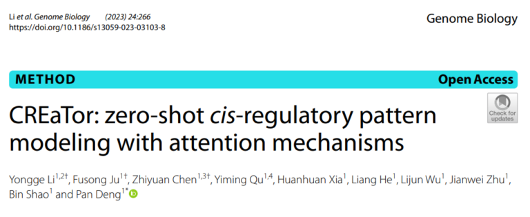 CREaTor: zero-shot cis-regulatory pattern modeling with attention mechanisms