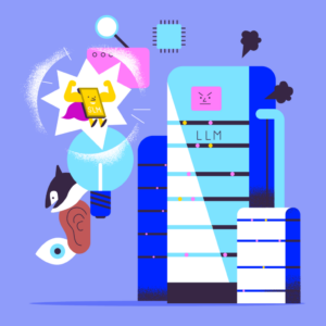 three big AI trends - illustration of LLM vs SLM