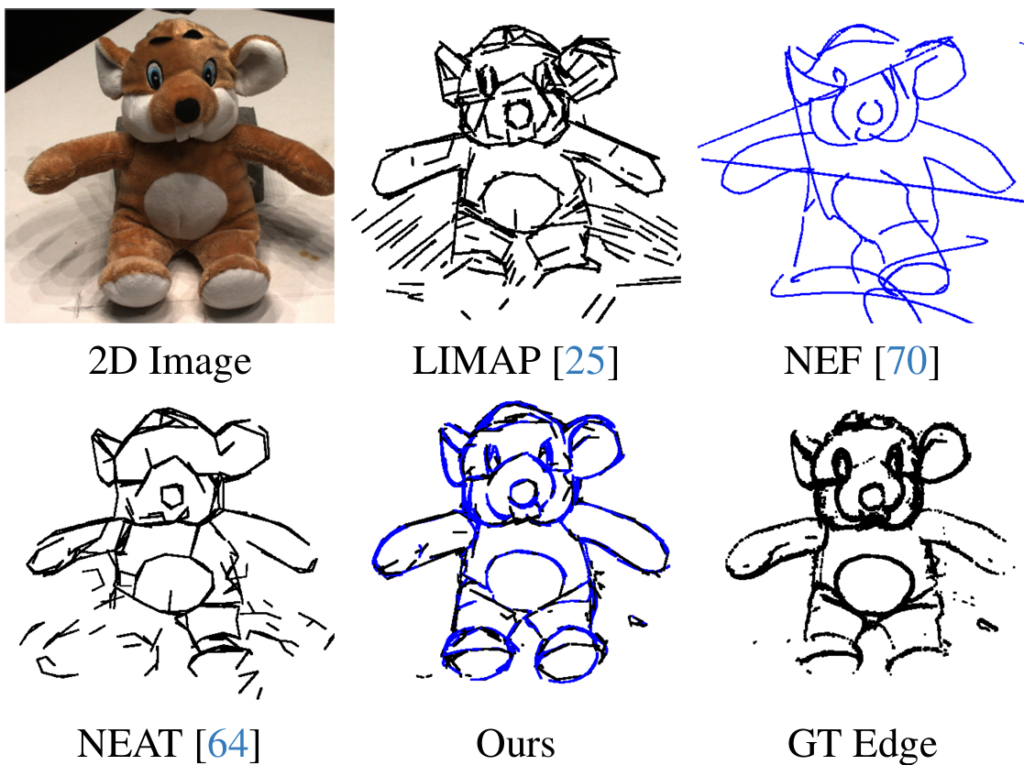Comparison of the 3D neural edge detector with related works