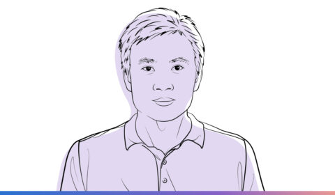 Illustrated image of Weizhu Chen.