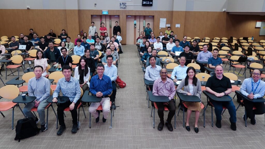 a group of people sitting in chairs