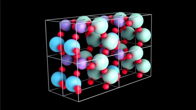 MatterGen | visual of molecule pattern
