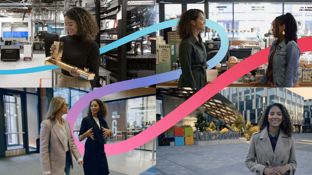 On Second Thought | grid of four photos of Sinead in different settings