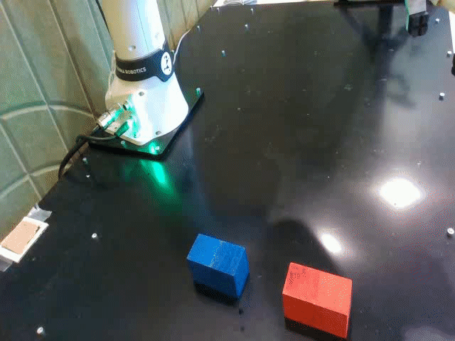 Successful pick-and-place task with the proposed method