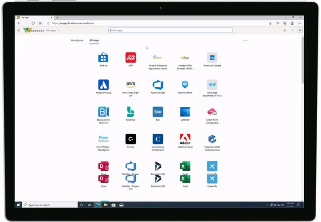AWS SSO pre-integrated with Azure AD