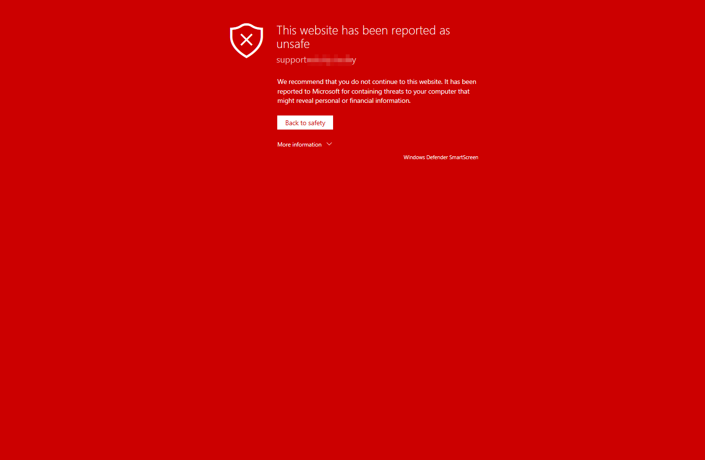A screenshot of windows defender antivirus
