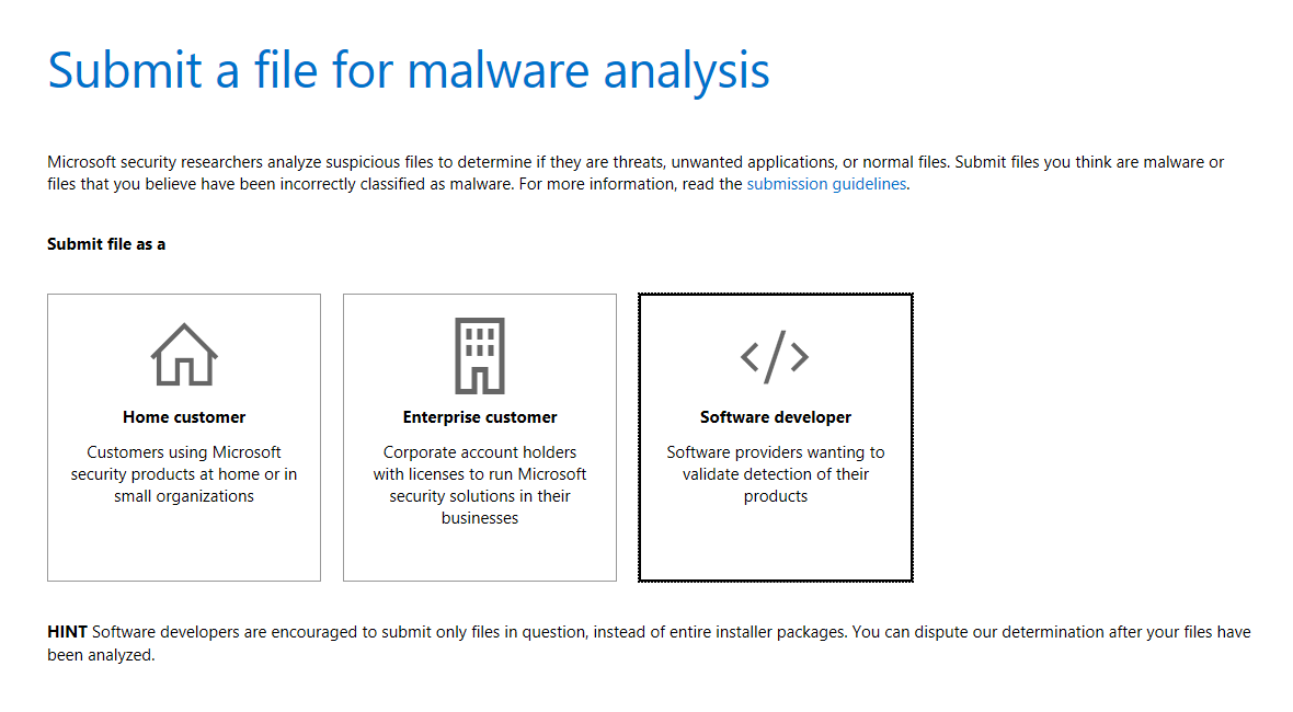 A screenshot showing a portal screen of the Microsoft Defender Security Intelligence portal